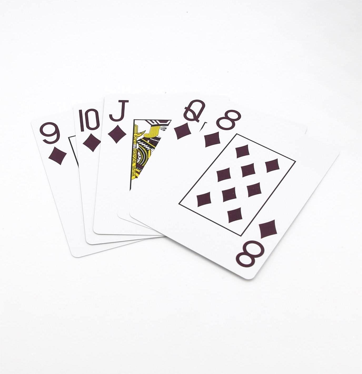 High Quality Plastic Waterproof Custom Design Logo Printing Poker Playing Cards105