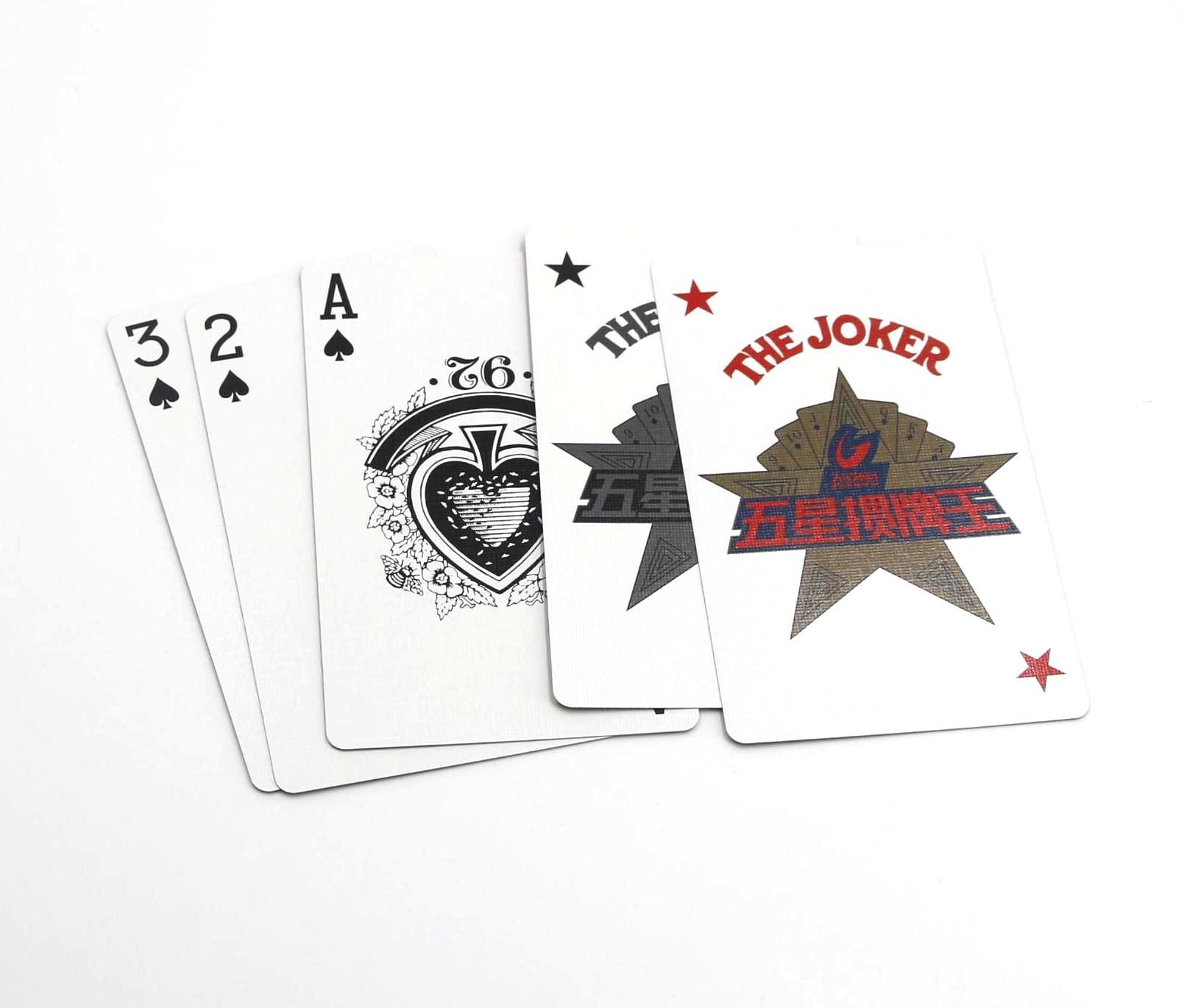 Wholesale Custom Design Logo High Quality Printing Poker Playing Cards Trading Board Game Cards with Tuck Box 019