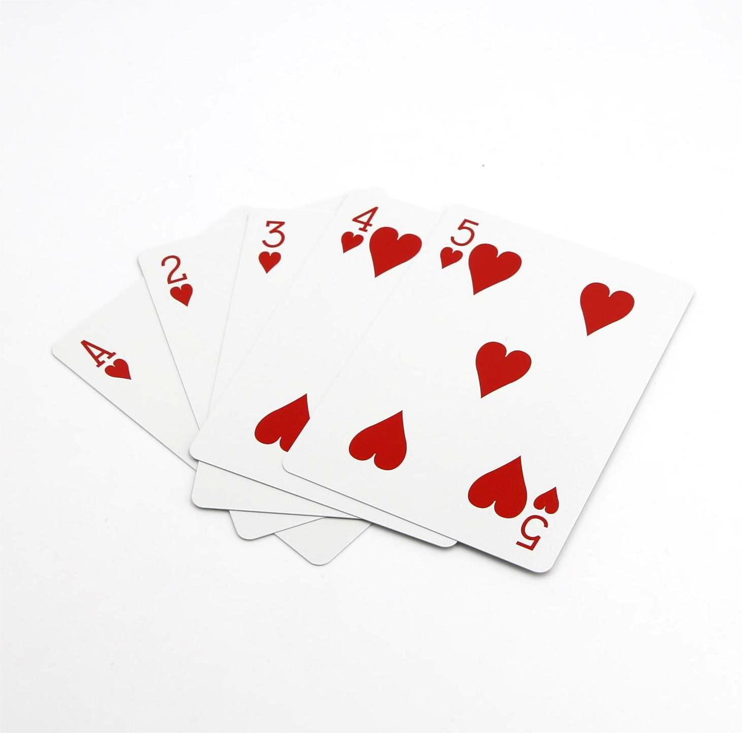 High Quality Plastic Waterproof Custom Design Logo Printing Poker Playing Cards108