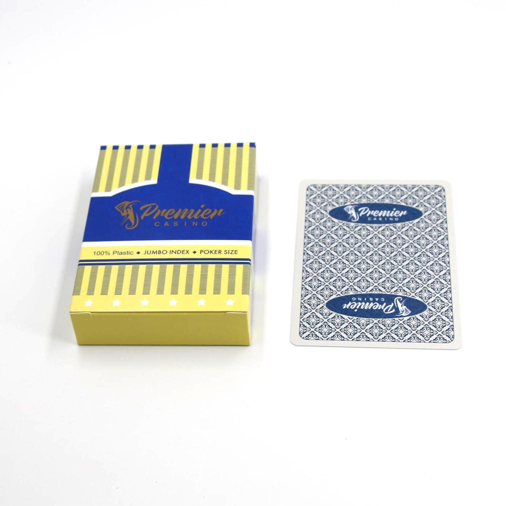 Black Core Poker Size Playing Cards- Blue pack NO.003