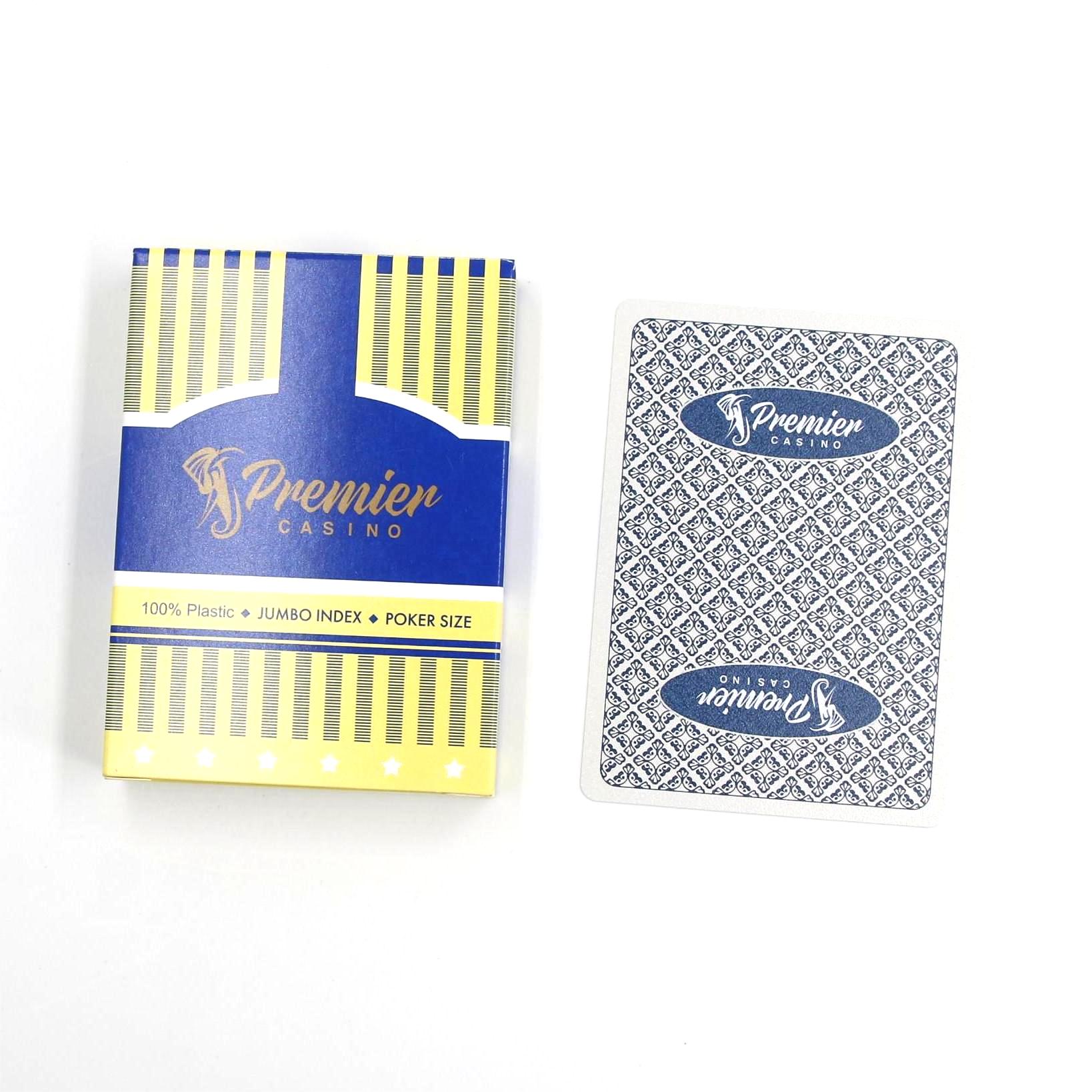 Black Core Poker Size Playing Cards- Blue pack NO.003