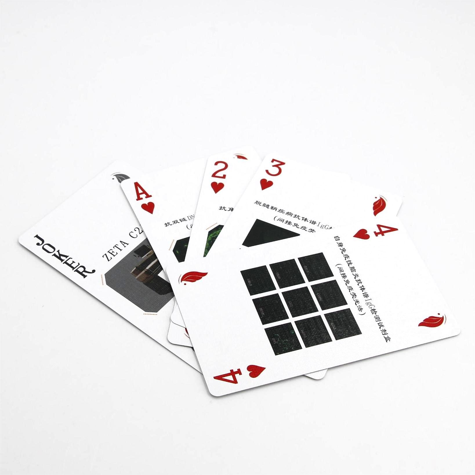 Wholesale Custom Design Logo High Quality Printing Poker Playing Cards Trading Board Game Cards with Tuck Box 016