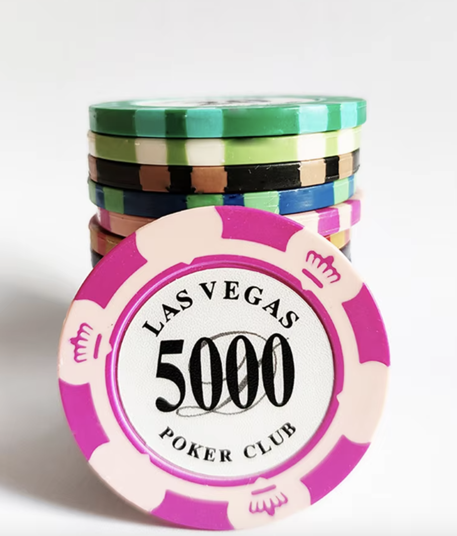 Wholesale Premium Numbered Poker Chips for Card Couple Board Game Texas Hold'em Card Club or Late Night Poker Games Chips